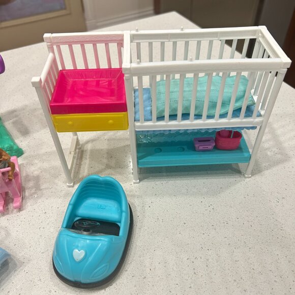 Barbie Accessories Bundle – Horse, Chelsea Ride, Nursery Pieces & More (7 pcs) - Picture 9 of 11